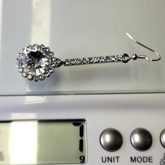 Crystal Chandelier Earrings Crystal Drop Long Earrings - Picture 13 of 13